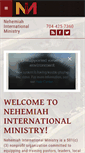Mobile Screenshot of nehemiahinternationalministry.com