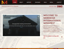 Tablet Screenshot of nehemiahinternationalministry.com